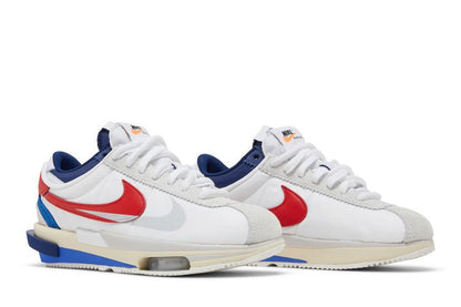 Nike Cortez 4.0 Sacai White University Red Blue