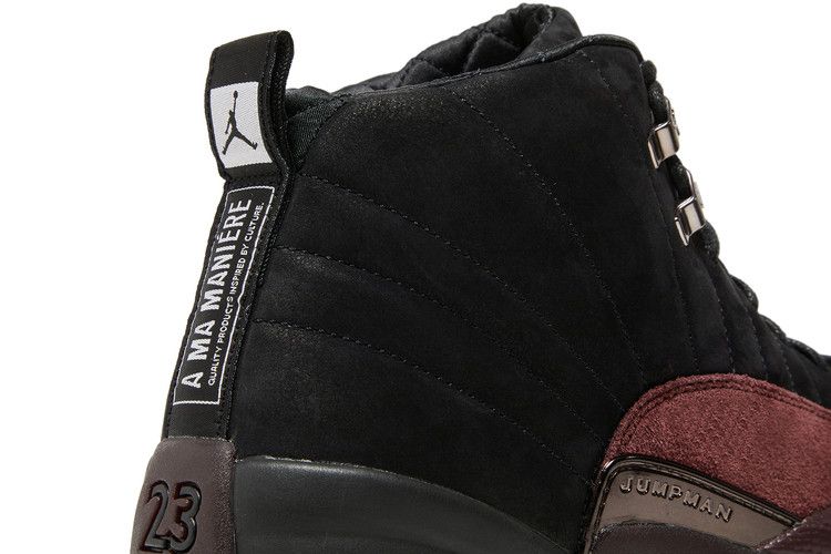 Air Jordan Air Jordan 12 Retro SP A Ma Maniére Black Burgundy Crush - DV6989-001