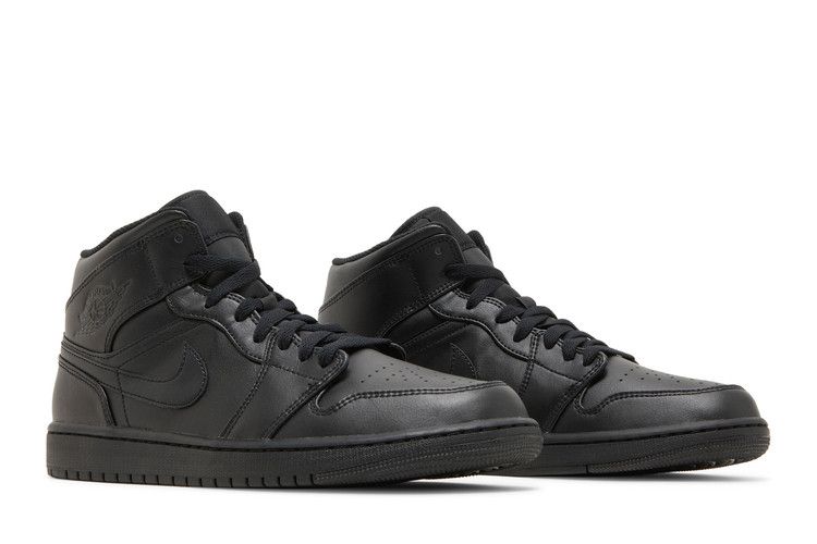 Air Jordan 1 Mid Triple Black (2022)