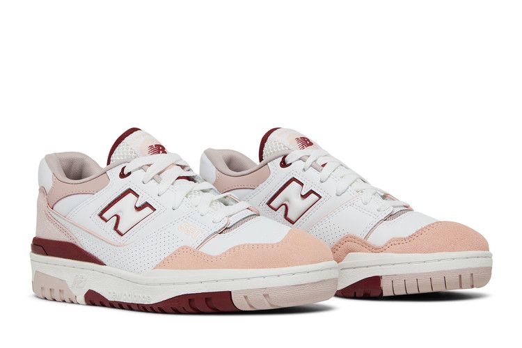 New Balance 550 White Scarlet Pink - BBW550ZV