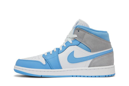 Air Jordan 1 Mid University Blue Grey