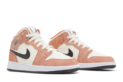 Air Jordan Air Jordan 1 Mid SE Orange Suede - DV1336-800