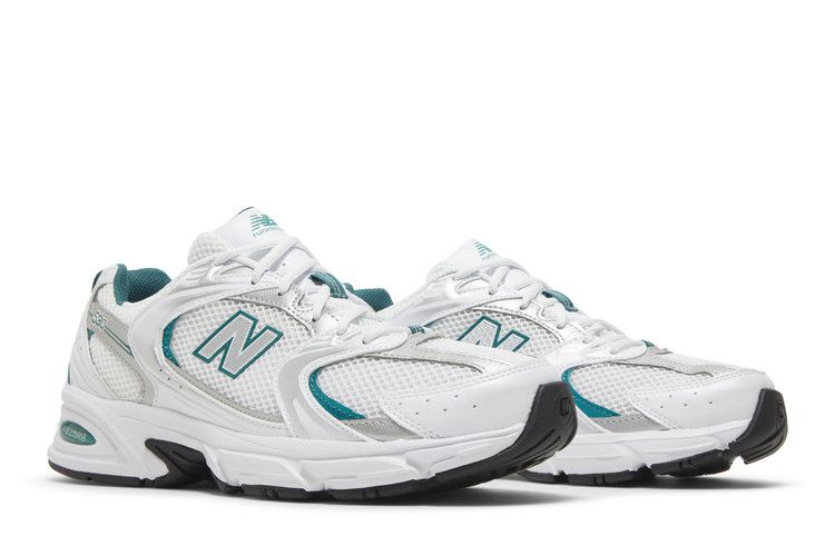 New Balance 530 White Silver Green - MR530AB