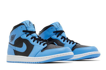 Air Jordan 1 Mid University Blue Black