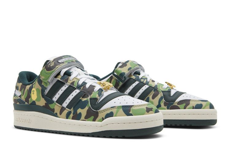 Adidas Forum 84 Low Bape 30th Anniversary Green Camo - ID4771