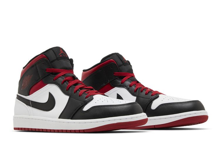 Air Jordan 1 Mid Gym Red Black Toe