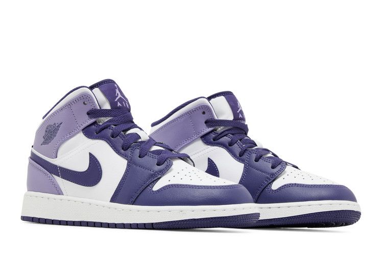 Air Jordan Air Jordan 1 Mid White Sky J Purple  - DQ8423-515