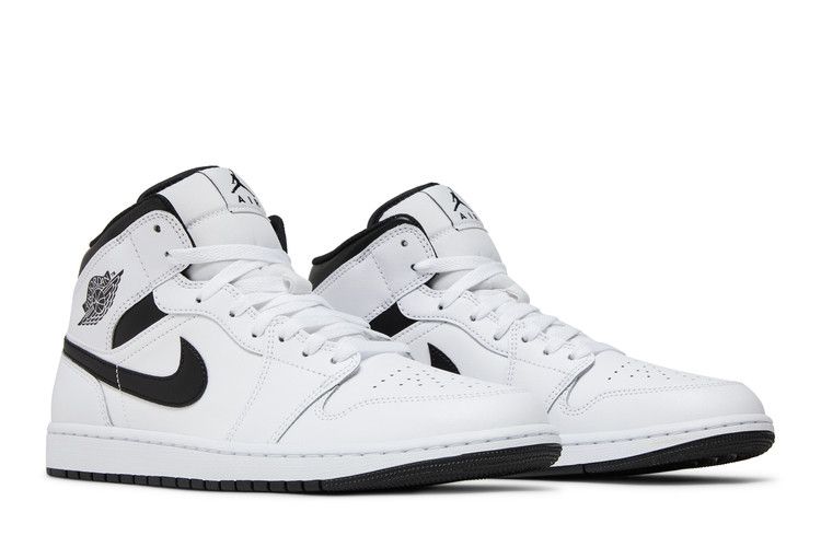 Air Jordan Air Jordan 1 Mid White Black - DQ8423-132 / DQ8426-132