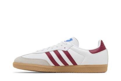 Adidas Samba OG White Burgundy Gum