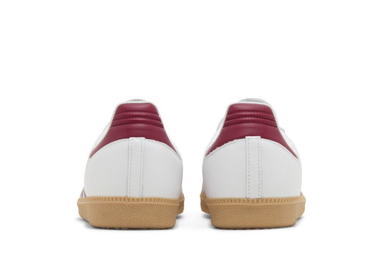 Adidas Samba OG White Burgundy Gum