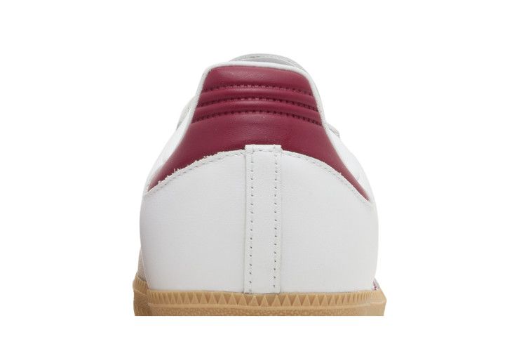 Adidas Samba OG White Burgundy Gum