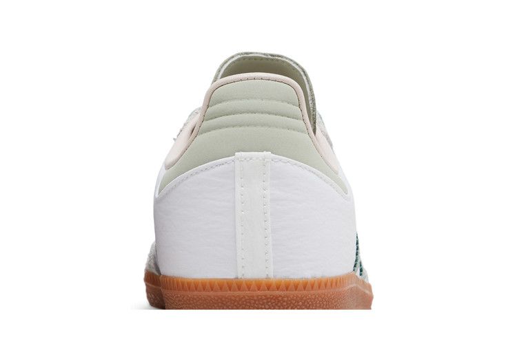 Adidas Samba OG  Cloud White Silver Green