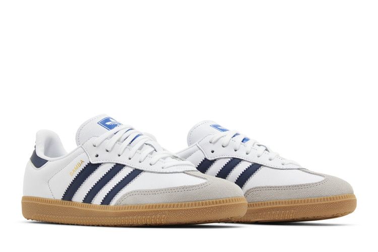 Adidas Samba OG White Night Indigo Gum (Kids) - IE1329