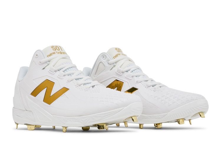 New Balance Ohtani 1 White Metallic Gold - MSHOWT1