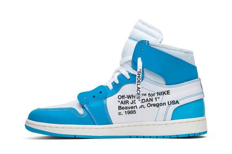 Air Jordan 1 Retro High Off-White University Blue