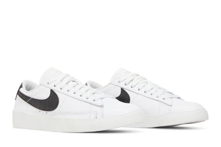 Nike Blazer Low White Black Croc - BQ0033-100