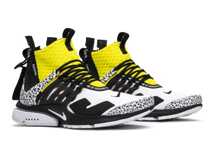 Nike Air Presto Mid Acronym Dynamic Yellow - AH7832-100