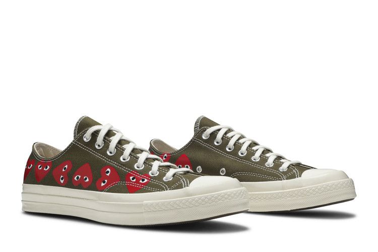 Converse Chuck Taylor All-Star 70s Ox Comme des Garçons PLAY Multi Heart Green - 162976C