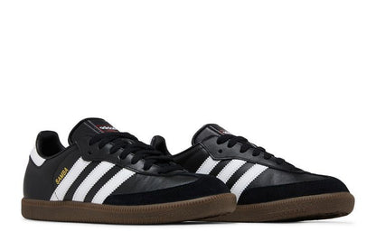 Adidas Samba Leather Black White - 019000 / 19000