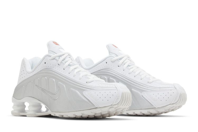 Nike Shox R4 White Metallic Silver - AR3565-101