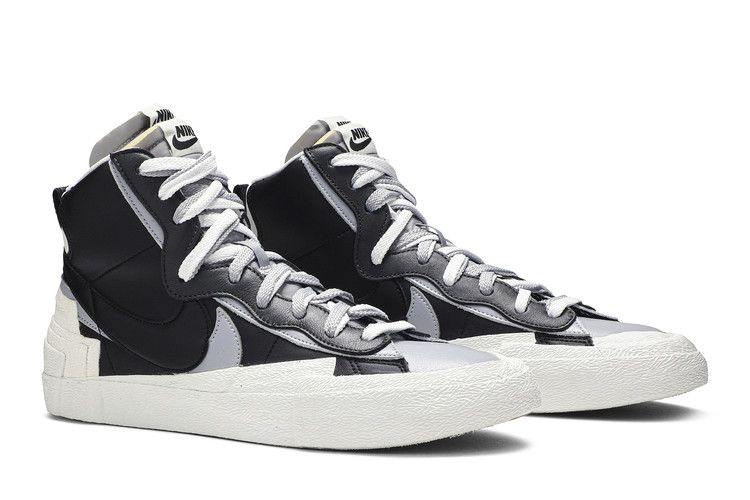 Nike Blazer Mid Sacai Black Grey - BV0072-002