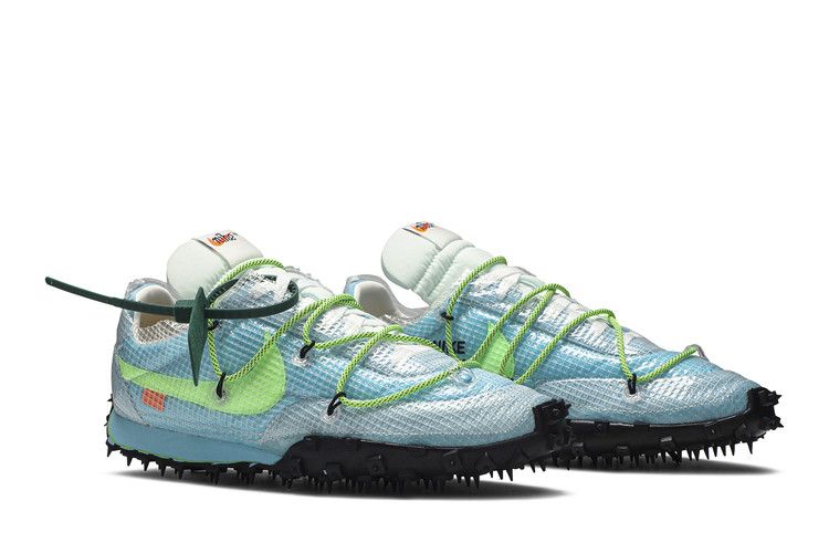 Nike Waffle Racer Off-White Vivid Sky - CD8180-400