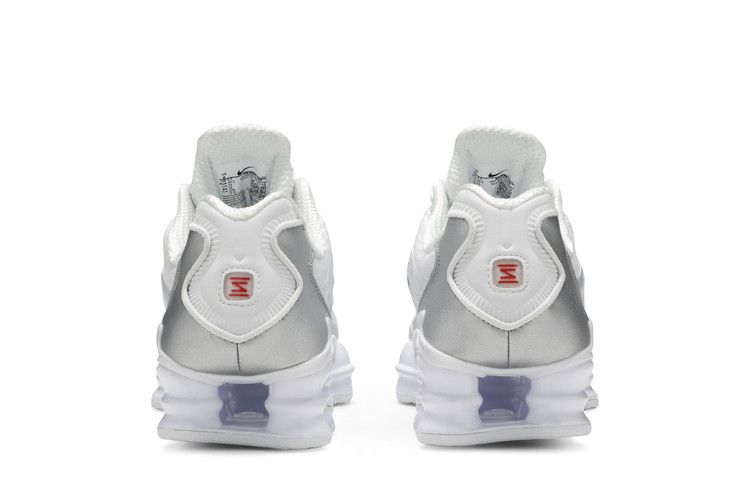 Nike Shox TL White Metallic Silver Max Orange