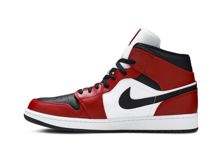 Air Jordan 1 Mid Chicago Black Toe