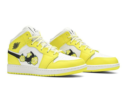 Air Jordan 1 Mid Dynamic Yellow