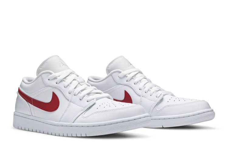 Air Jordan Air Jordan 1 Low White University Red - AO9944-161