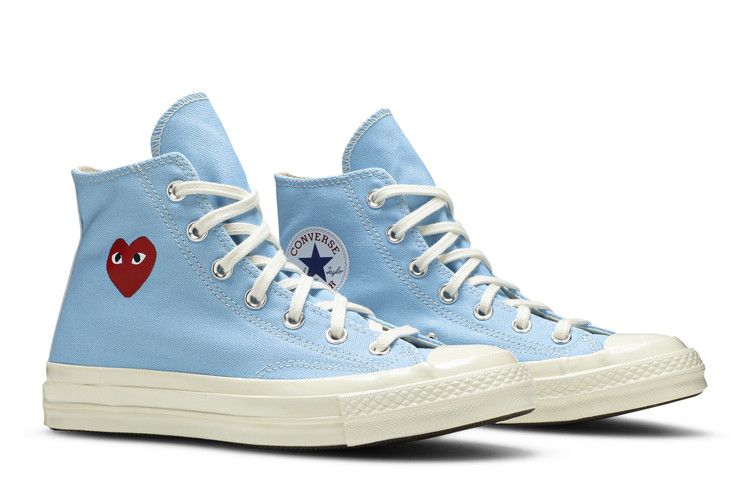 Converse Chuck Taylor All-Star 70s Hi Comme des Garçons PLAY Bright Blue - 168300C