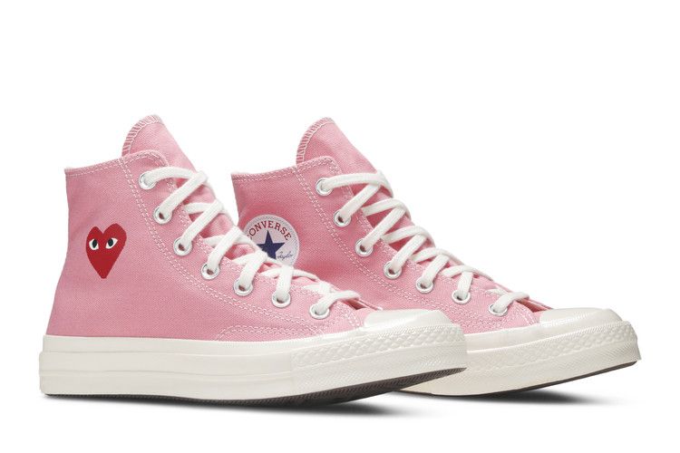 Converse Chuck Taylor All-Star 70s Hi Comme des Garçons PLAY Bright Pink - 168301C