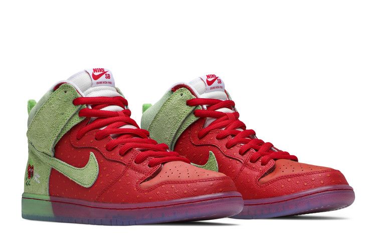 Nike SB Dunk High Pro QS Strawberry Cough - CW7093-600