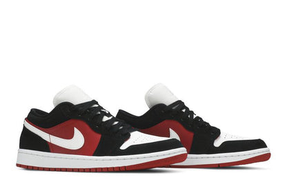 Air Jordan Air Jordan 1 Low Black White Gym Red - DC0774-016