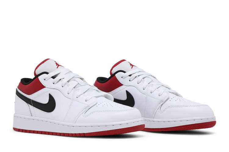 Air Jordan Air Jordan 1 Low White Gym Red - 553560-118