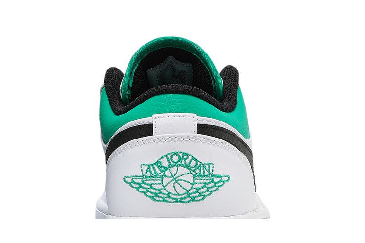 Air Jordan 1 Low White Lucky Green Black