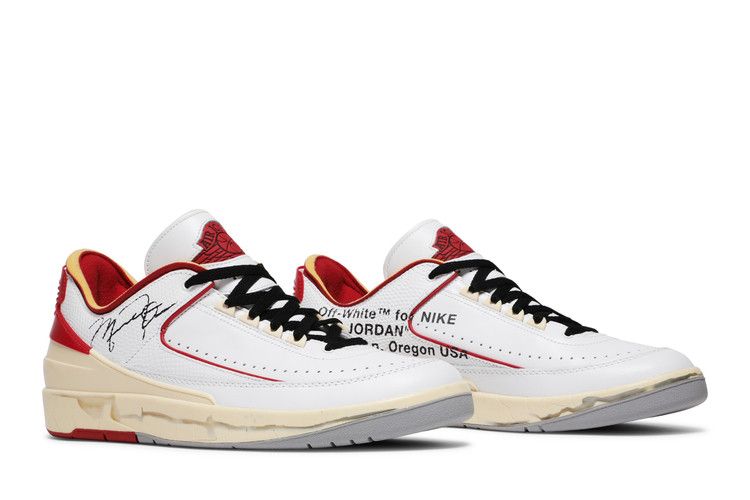 Air Jordan 2 Retro Low SP Off-White White Red