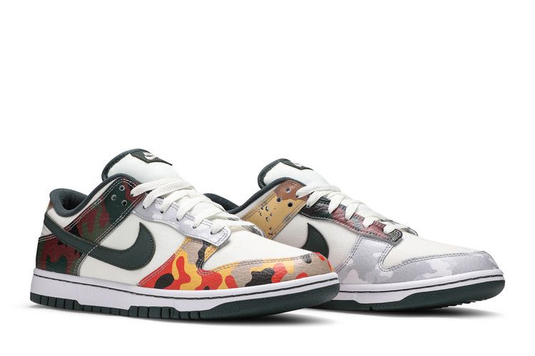 Nike Dunk Low SE Sail Multi-Camo - DH0957-100