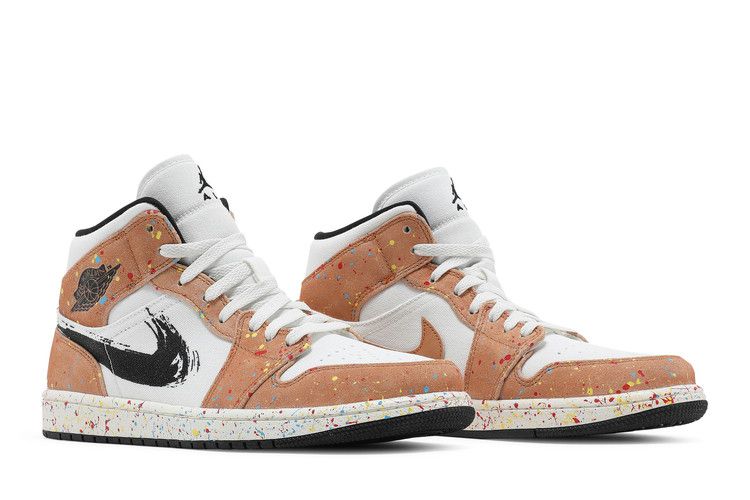 Air Jordan Air Jordan 1 Mid SE Brushstroke - DA8005-100 / DA8006-100