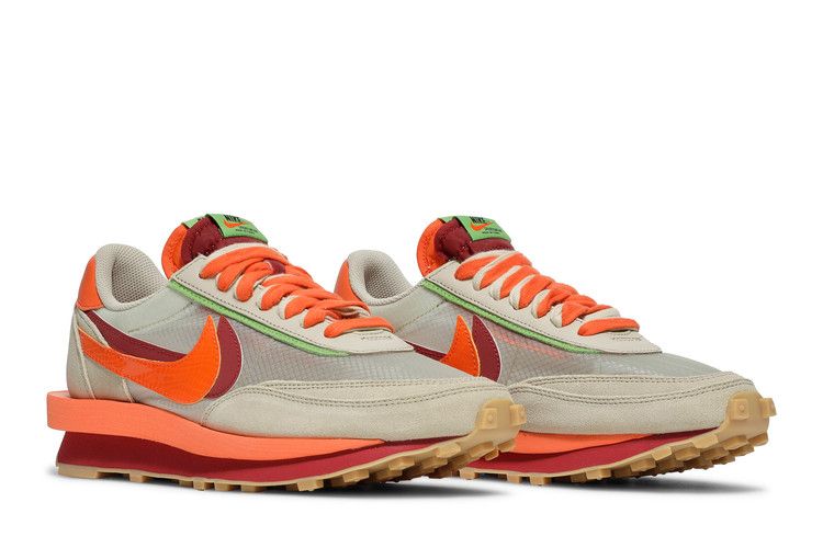 Nike LD Waffle Sacai Clot Net Orange Blaze - DH1347-100