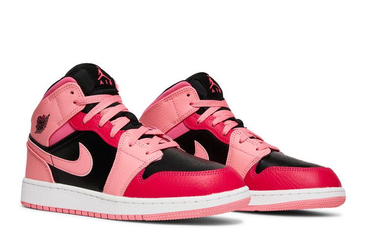 Air Jordan Air Jordan 1 Mid Coral Chalk Pink - 554725-662