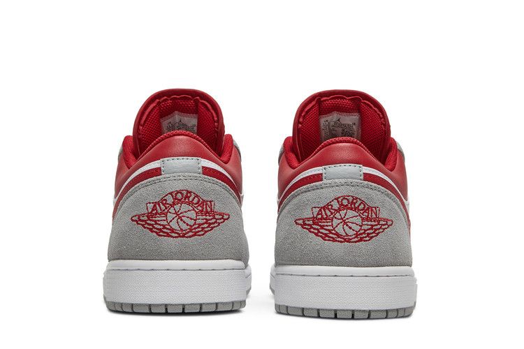 Air Jordan 1 Low SE Light Smoke Grey Gym Red