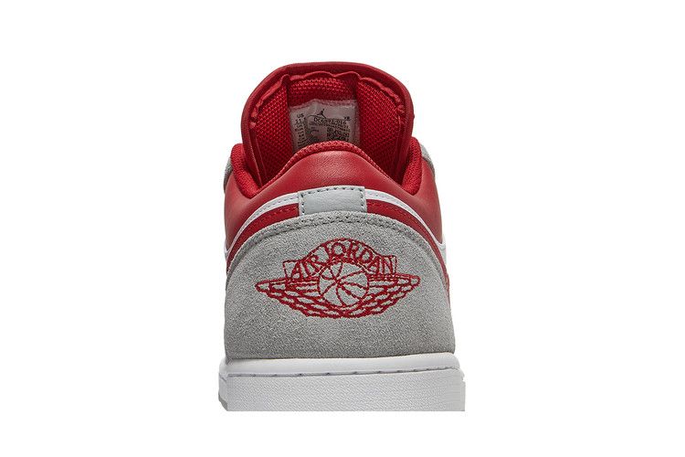 Air Jordan 1 Low SE Light Smoke Grey Gym Red