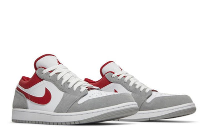 Air Jordan 1 Low SE Light Smoke Grey Gym Red