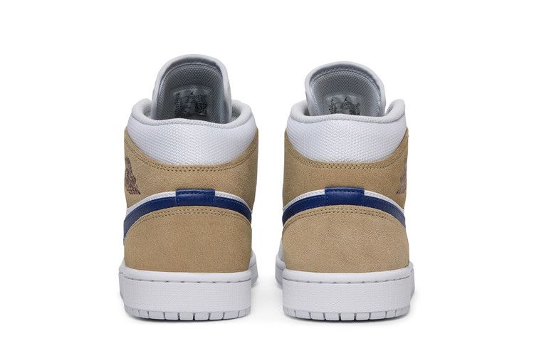 Air Jordan 1 Mid Tan Suede Navy