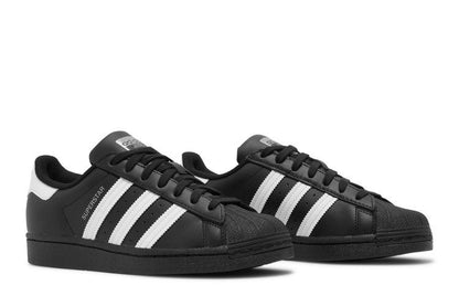 Adidas Superstar Core Black Cloud White Gold