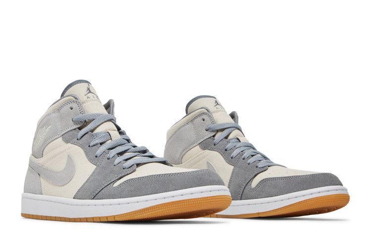 Air Jordan 1 Mid Coconut Milk Particle Grey