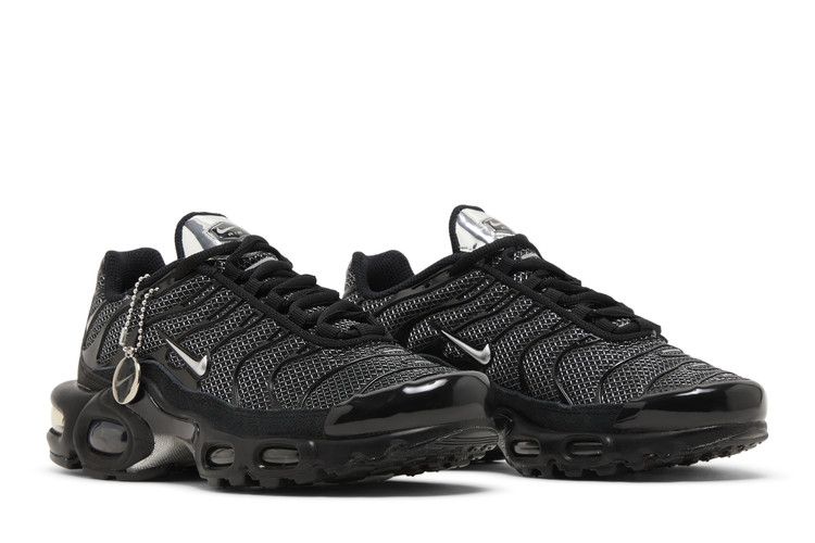 Nike Air Max Plus Black Suede Silver  - DQ0850-001