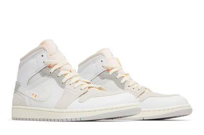 Air Jordan 1 Mid SE Craft Inside Out White Grey