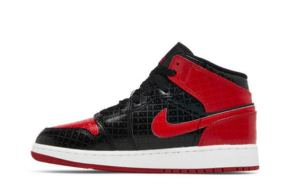 Air Jordan 1 Mid Bred Text